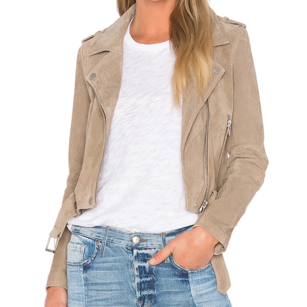 BLANKNYC Suede Moto Jacket